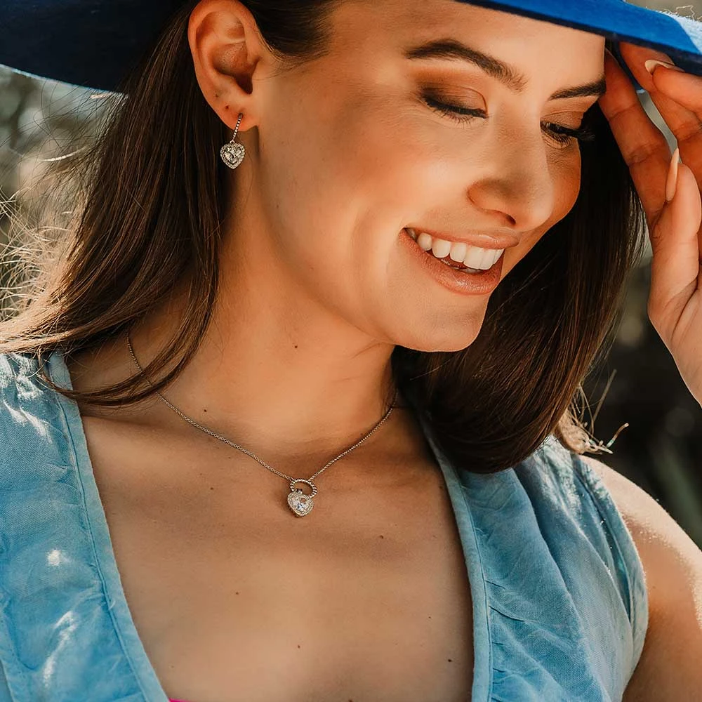 Js5313 Queen Heart Jewelry Set By Montana Silversmiths 2 Js5313 Queen Heart Jewelry Set By Montana Silversmiths - Image 2