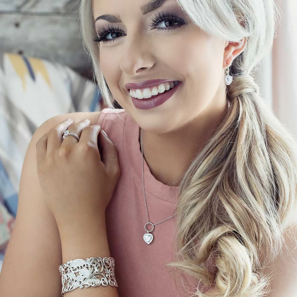 Js5313 Queen Heart Jewelry Set By Montana Silversmiths 3 Js5313 Queen Heart Jewelry Set By Montana Silversmiths - Image 3