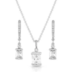 Js5322 Practically Perfect Earring And Necklace Set By Montana Silversmiths