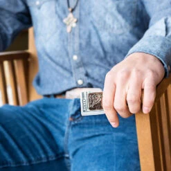 Mcl50cbb Scalloped Vintage Bronze Buffalo Nickel Money Clip By Montana Silversmiths 5 Mcl50cbb Scalloped Vintage Bronze Buffalo Nickel Money Clip By Montana Silversmiths -Western Cowboy Boots Shop MCL50CBB mod