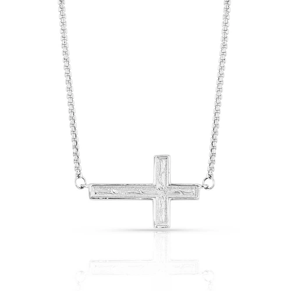 Nc5094 Legends Color Cross Necklace By Montana Silversmiths 2 Nc5094 Legends Color Cross Necklace By Montana Silversmiths - Image 2