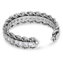 Rg5260 Crystal Roads Ring By Montana Silversmiths 7 Rg5260 Crystal Roads Ring By Montana Silversmiths -Western Cowboy Boots Shop RG5260 alt